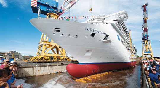 Costa’s newest ship takes to the sea