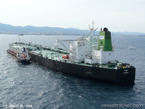 Hadi IMO 9362073, dwt 317130, built 2007, flag Cyprus, owner National Iranian Tanker Co. (NITC).