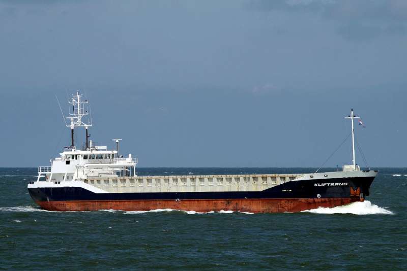 Kliftrans IMO 9142497, dwt 3155, built 1997, flag Netherlands, owner Wagenborg Shipping.