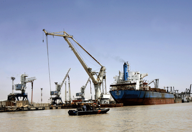 The Iraqi port of Umm Qasr