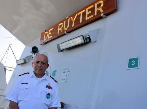 Commanding Officer of the Standing NATO Maritime Group-Two, Commadore Michiel Hijmans