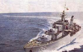 new Iranian destroyer class Jamaran is being built