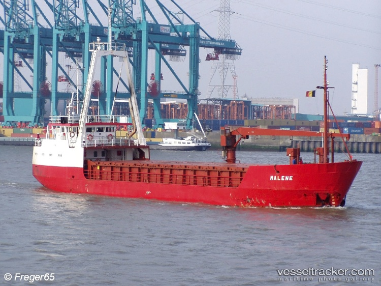 On a pic vessel in 2009 under former name Malene