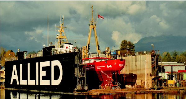 The Canadian Coast Guard Ship 