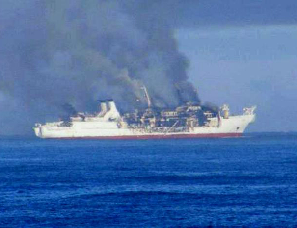 France Telecom-Orange has suffered a major incident on its cable-ship, the Chamarel. A fire broke out on the ship late afternoon on 8 August while returning from a repair operation on the Sat3-Safe cable off the coast of Namibia in the Atlantic Ocean.