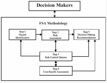 Figure 4- Flow chart of the IMO’s FSA Methodology