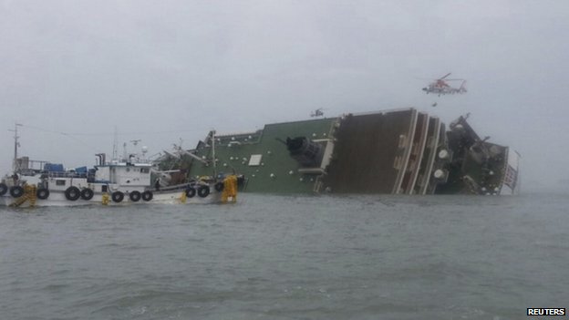 Dozens of passengers have been rescued but the fate of many others remains unknown