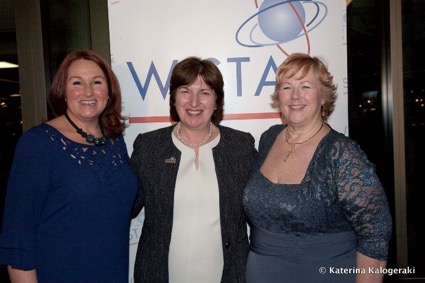 From left to right: Angie Redhead, Cruise and Operations Manager of Liverpool Cruise Terminal, Sue Terpilowski OBE, Managing Director of Image Line Communications and Acting President of WISTA-UK, and Teresa Stevens, Owner and Business Director of Guardian Maritime Limited
