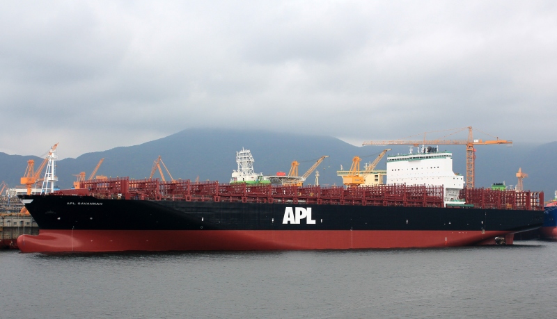 Singapore's APL takes delivery of 9,200-TEU Savannah, fifth of 12