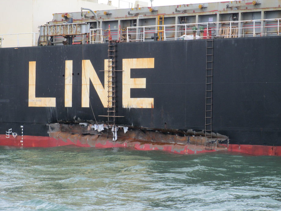 Vessels collide causing oil spill, leaving Houston congested amid clean