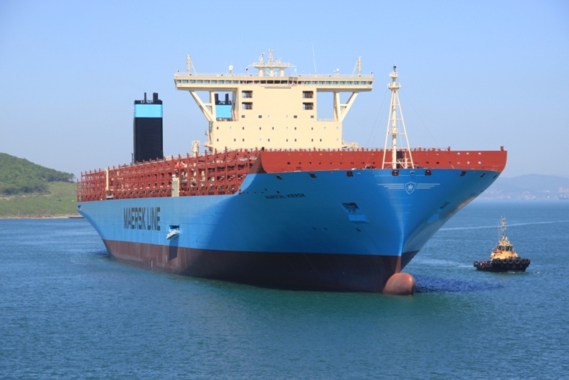Vostochny Port handles fifth Maersk TripleE boxship 'Marstal Maersk