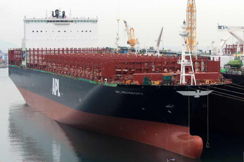 9,200-TEU Mexico City is delivered to APL for Asia-USEC trades