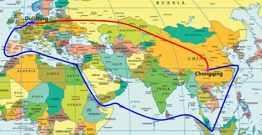 Called New Silk Road China To Spain 6200 Mile Long Railway