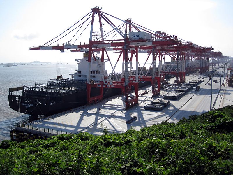 Shanghai July cargo up 5.2pc to 3.44 million TEU, rising 4.2pc year to date