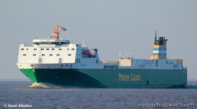 P&O Ferries moves ESTRADEN to Zeebrugge-Teesport service
