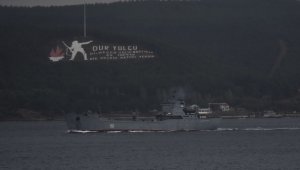 Russian naval vessel passed through Dardanelles