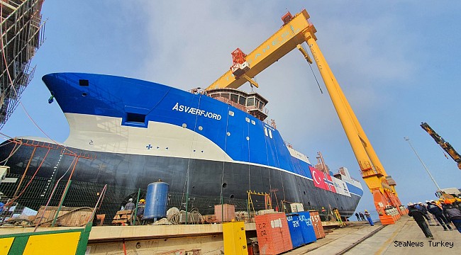 NB151 ÅSVÆRFJORD built by Cemre Shipyard met the sea!