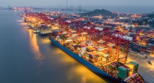 Port congestion for container ships spreads globally: Quarantines in China have doubled the congestions