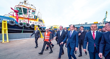 Trade Minister Mehmet Muş visited Uzmar Shipyard