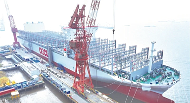 OOCL unveils its newest next-gen 16,828 TEU smart vessel