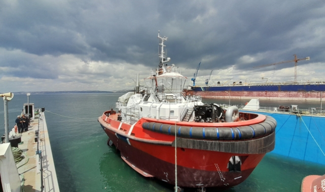Sanmar Shipyards launches high-performance tug for new Greek customer 