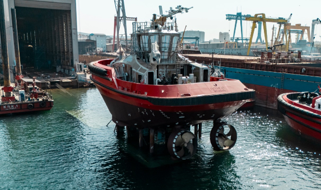 Sanmar Launches Third Fully-Electric Tug for Türkiye's BOTAŞ