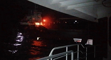 M/V BEATA on fire, Captain Lost His Life