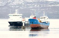Coaster Havfrakt ran aground, Norway