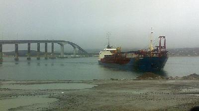 "Bulk Viking" ran aground