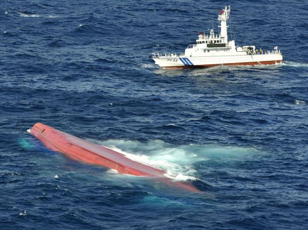 Jia Hui in collision with Eifuku Maru No 18 which capsized, six missing