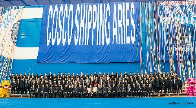 Cosco takes delivery of first China-made 20,000-TEU mega ship