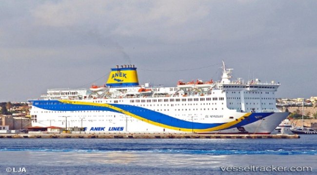 Firefighters trying to access deck 5