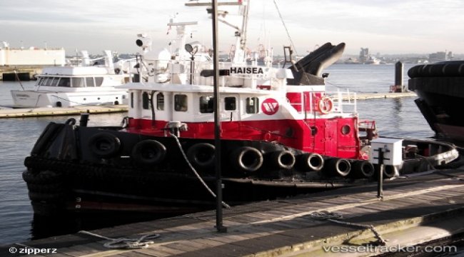 Tug in collision with barge